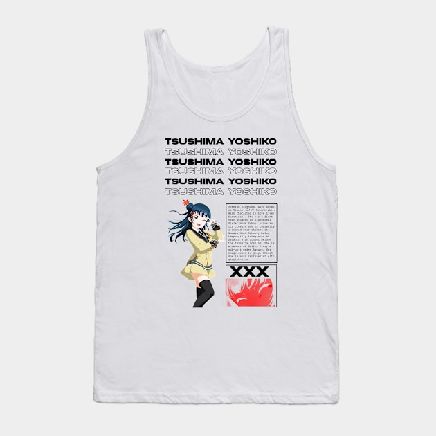 Yoshiko Tsushima - Love Live Sunshine Tank Top by Araki Shop